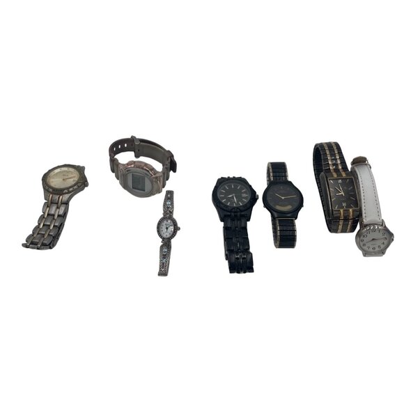 Vintage & Modern Watch Collection Lot - Casio Relic Excalibur & More For Repair/ - Picture 1 of 8